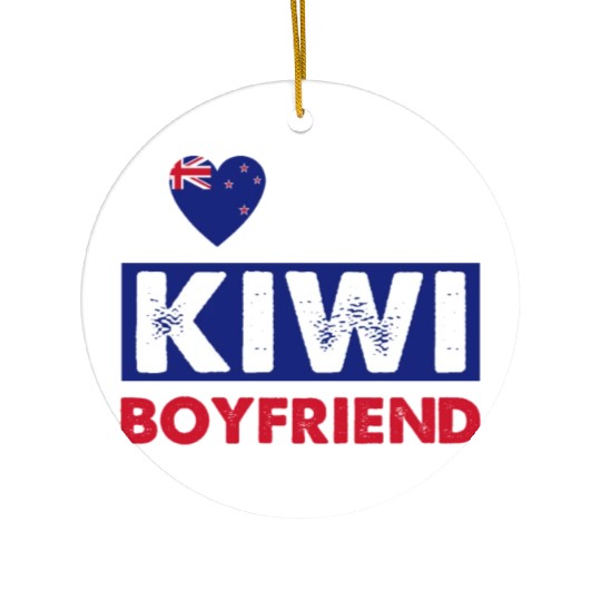 Kiwi Boyfriend Love Ceramic Ornaments