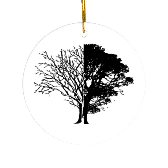 Tree of Life & Death Ceramic Ornaments