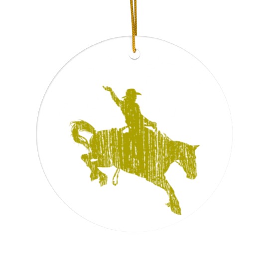 Cowboy Ceramic Ornaments