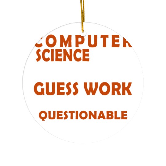 Computer science Ceramic Ornaments