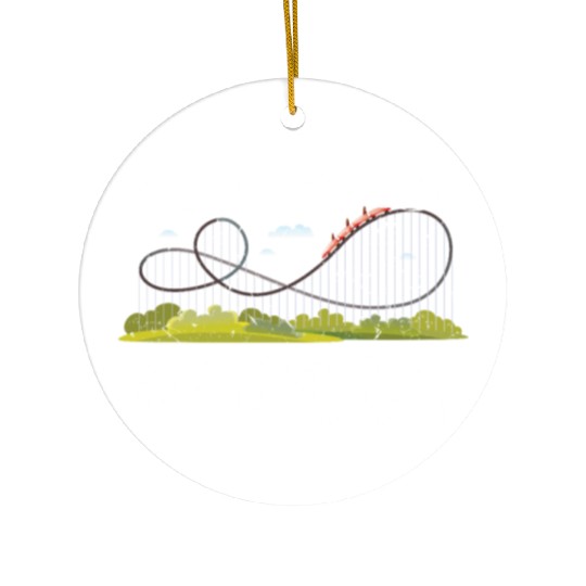 Roller Coaster Addiction Ceramic Ornaments