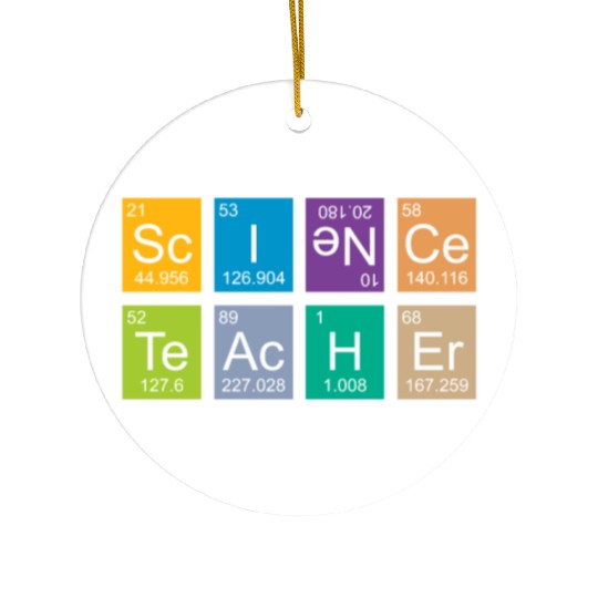 science teacher funny periodic table Ceramic Ornaments