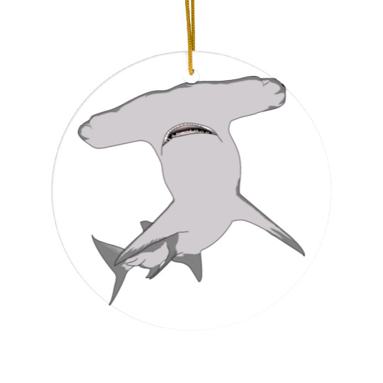 Hammerhead Shark 2 Ceramic Ornaments