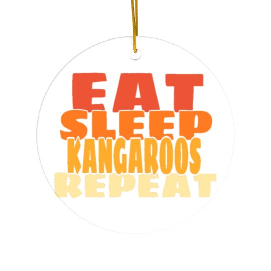 Kangaroo Ceramic Ornaments