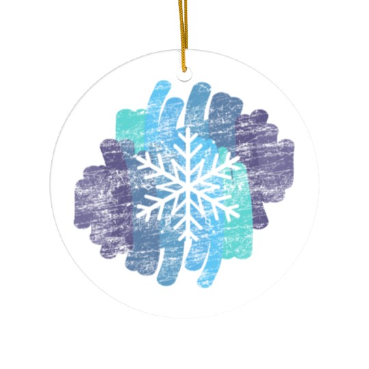 Snowflake Ceramic Ornaments