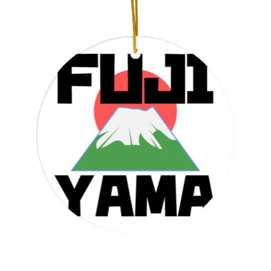 Mount Fuji Fujiyama Volcano Japan Ceramic Ornaments