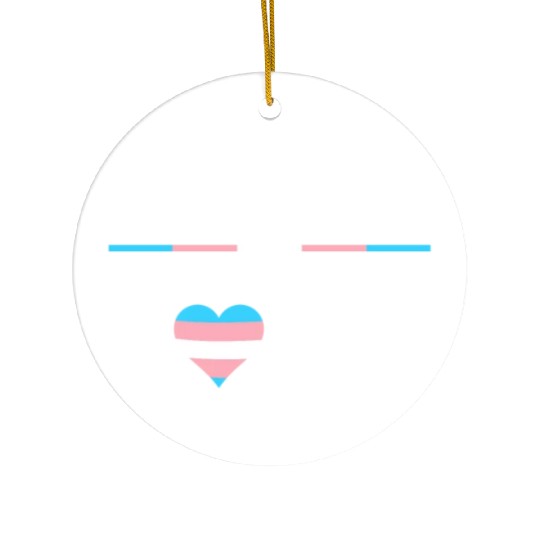 Be careful Who You Hate Transgender Pride Ceramic Ornaments