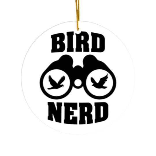 Bird Nerd Ceramic Ornaments