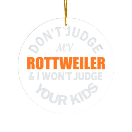 ROTTWEILER Ceramic Ornaments