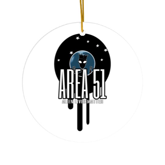 Alien Area 51 Ceramic Ornaments