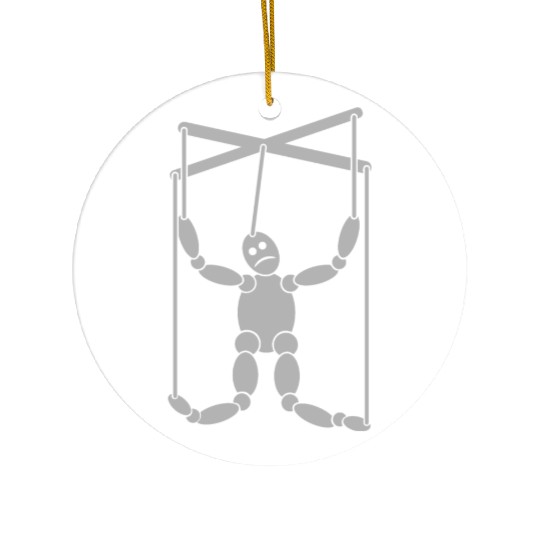 Puppet male sad Ceramic Ornaments