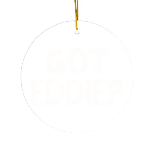 Eddie Ceramic Ornaments