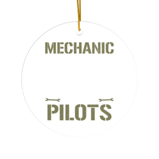 Aircraft Mechanic Ceramic Ornaments