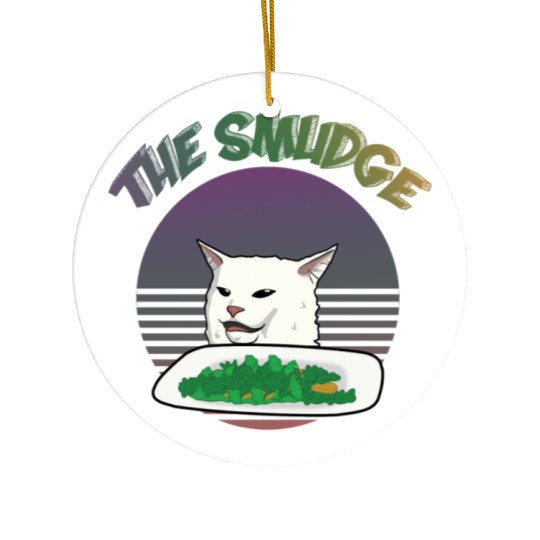 Smudge The Cat Meme Ceramic Ornaments