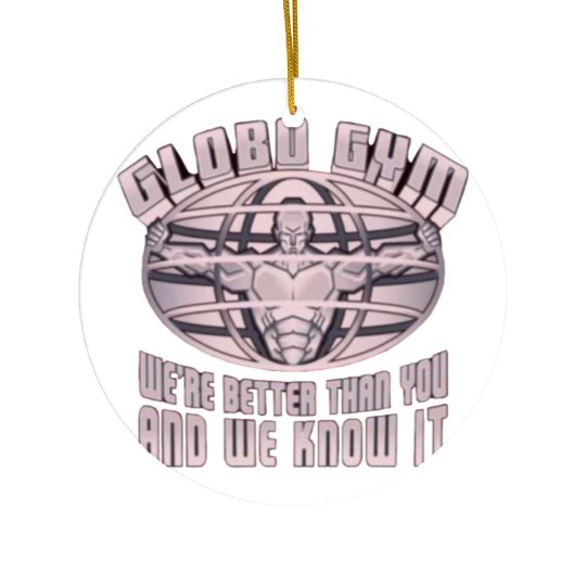 globo gym costume Ceramic Ornaments