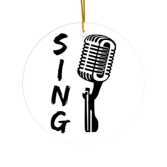 Microphone - Singing Ceramic Ornaments
