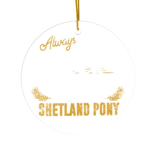 Shetland Pony Gift Ceramic Ornaments