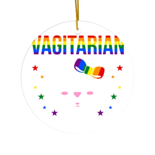 vagitarian venom Ceramic Ornaments