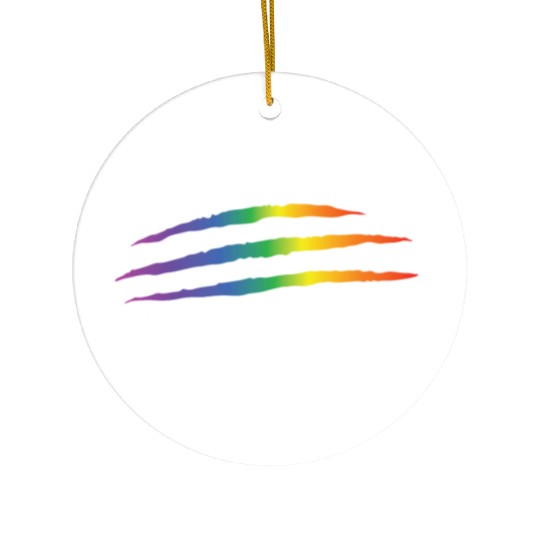 Matching Lesbian Couple Beauty & Beast Part1 Ceramic Ornaments