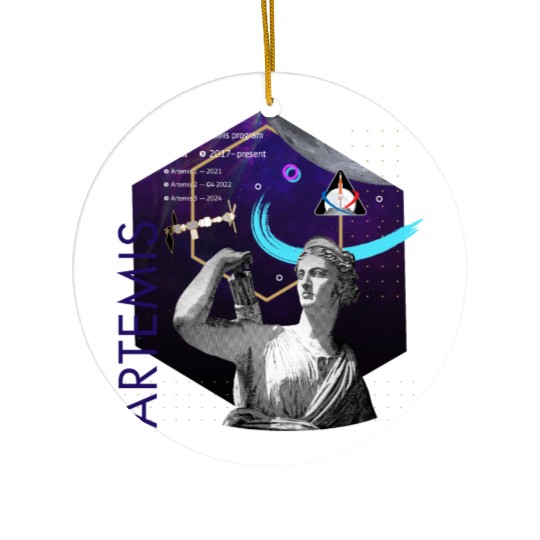 NASA Artemis program (2017–present) Ceramic Ornaments