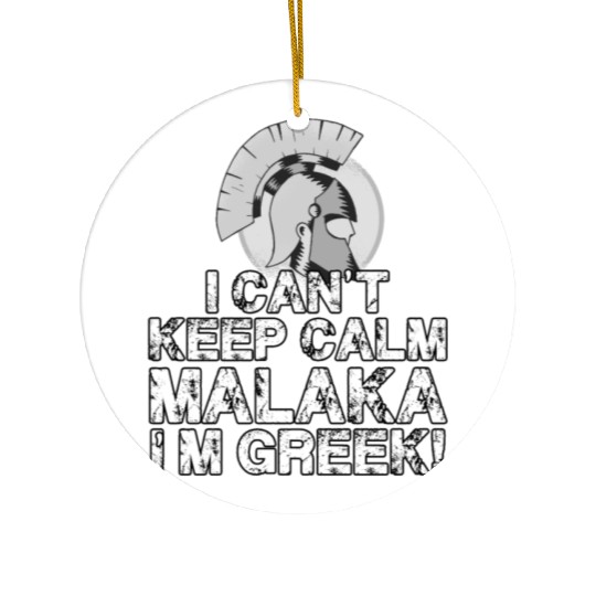 Greek Sparta Helmet Greece Malaka Hellas Ceramic Ornaments