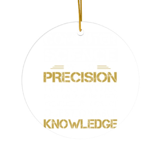 COMPUTER SCIENCE Ceramic Ornaments