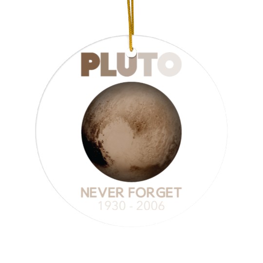 Pluto Never Forget 1930-2006 Ceramic Ornaments