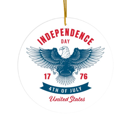 independence Day Ceramic Ornaments