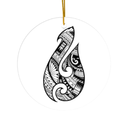 Tattoo. Tribal Traditional Matua. Aotearoa Designs Ceramic Ornaments