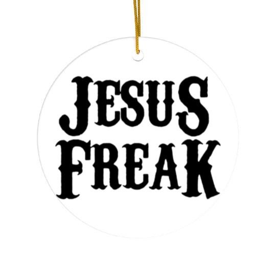 Jesus freak Ceramic Ornaments