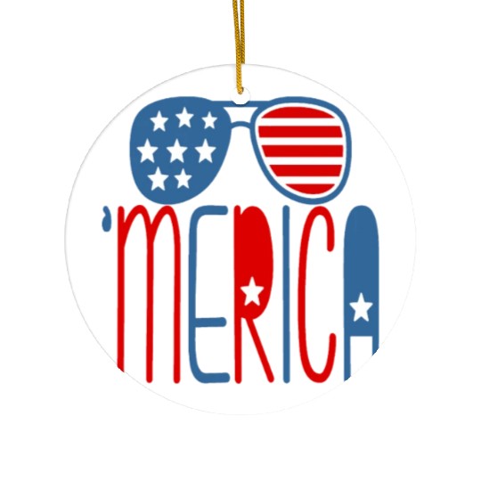 merica Ceramic Ornaments