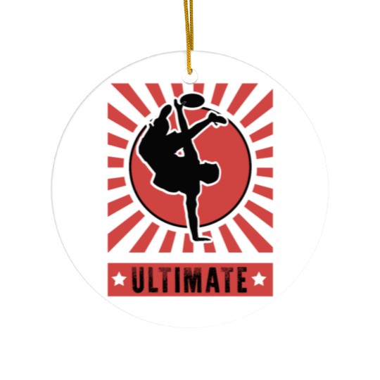 Ultimate - Ultimate Frisbee Ceramic Ornaments