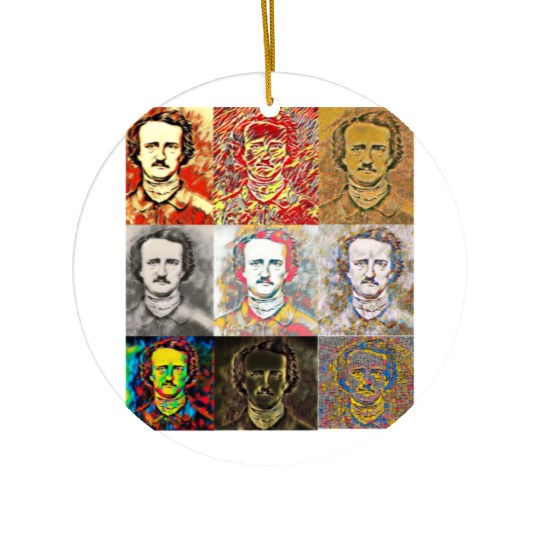 Unique Portrait Reveals Young Edgar Allan Poe Ceramic Ornaments