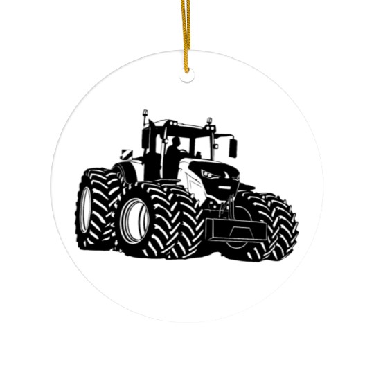 Tractor - farmer - agriculture - farm Ceramic Ornaments