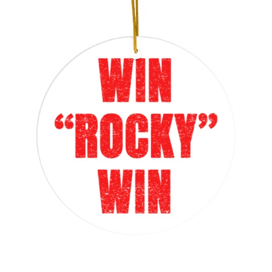 win rocky win Ceramic Ornaments inspired boxing Ceramic Ornaments