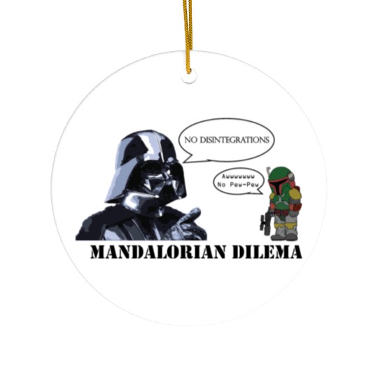 Darth Vader's Condition to Every Hired Mandalorian Ceramic Ornaments