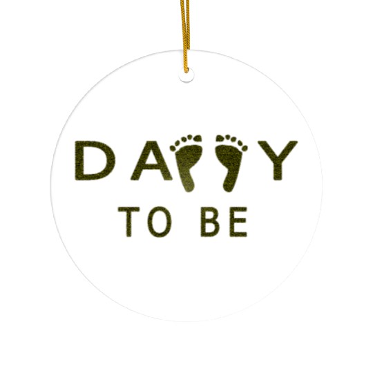 Daddy To Be Ceramic Ornaments