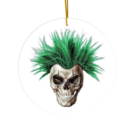 Punk harlequin Ceramic Ornaments
