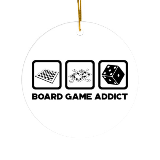 Board Game Addict Gaming Ceramic Ornaments
