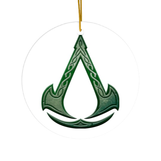 valhalla assassin logo Ceramic Ornaments
