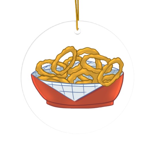 Onion Rings Ceramic Ornaments