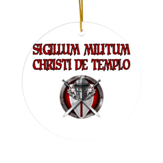 Crusader Knights Templar Ceramic Ornaments