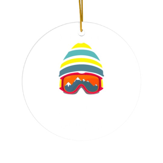 'I Love Big Dumps' Cool Snowboarding Skiing Gift Ceramic Ornaments