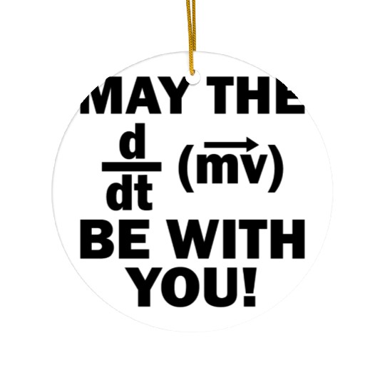 Force pulse physics physicist gift Ceramic Ornaments