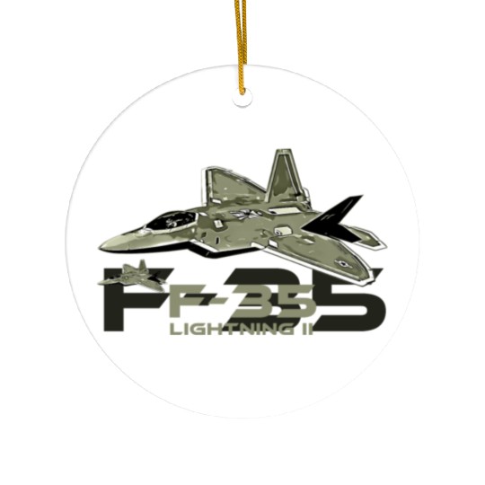 F-35 Lightning fighter jet Ceramic Ornaments