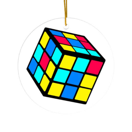 90s 80 Trendy Nostalgia Cube Ceramic Ornaments