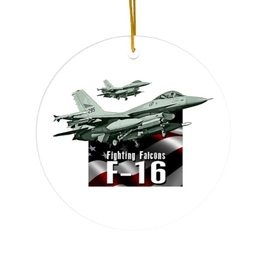 F-16 Fighter Jet Ceramic Ornaments