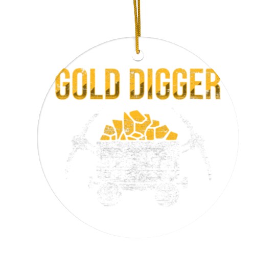 Gold Digger Ceramic Ornaments