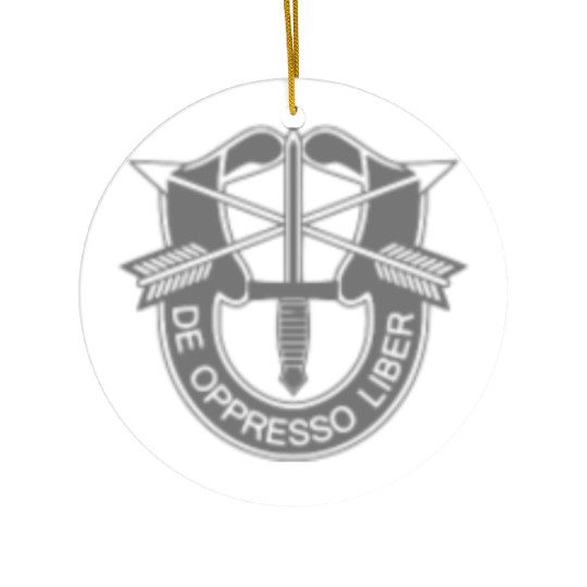 Us Special Forces De Oppresso Liber Chest Grey Ceramic Ornaments