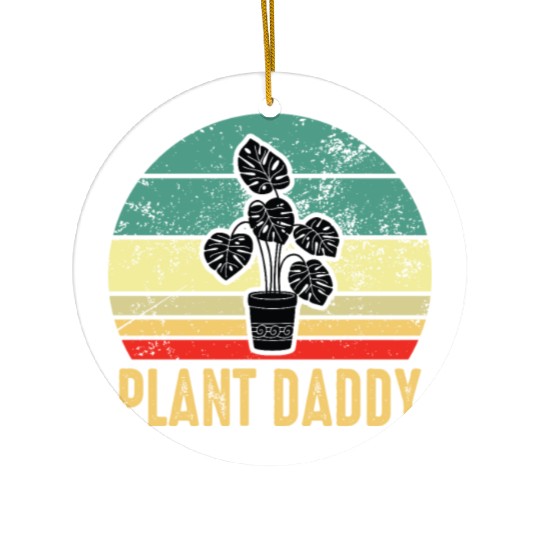 Plant Daddy Funny Gardening Houseplants Ceramic Ornaments